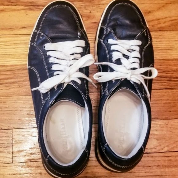 Cole Haan | Nike Air | Men's | Leather | Lace Up | Sneaker | Blk | Size: 10.5M - Picture 8 of 16